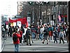 People were coming from every direction towards the march's starting point.  