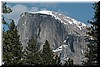 Half Dome still covered by lots of snow