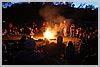 Camp fire at Orestimba Corral